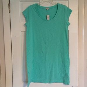 GAP Teal T-Shirt Dress